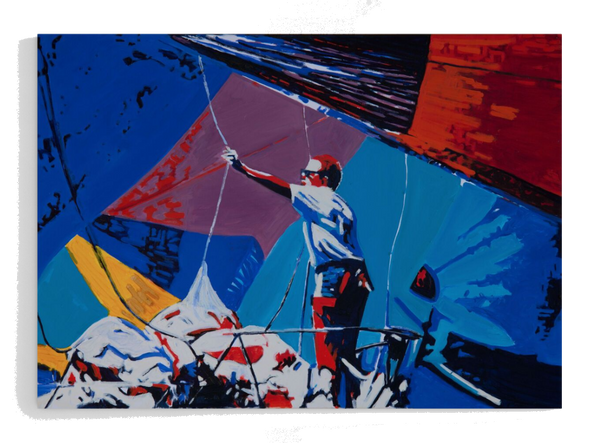 In de race, de voordekker - Original
