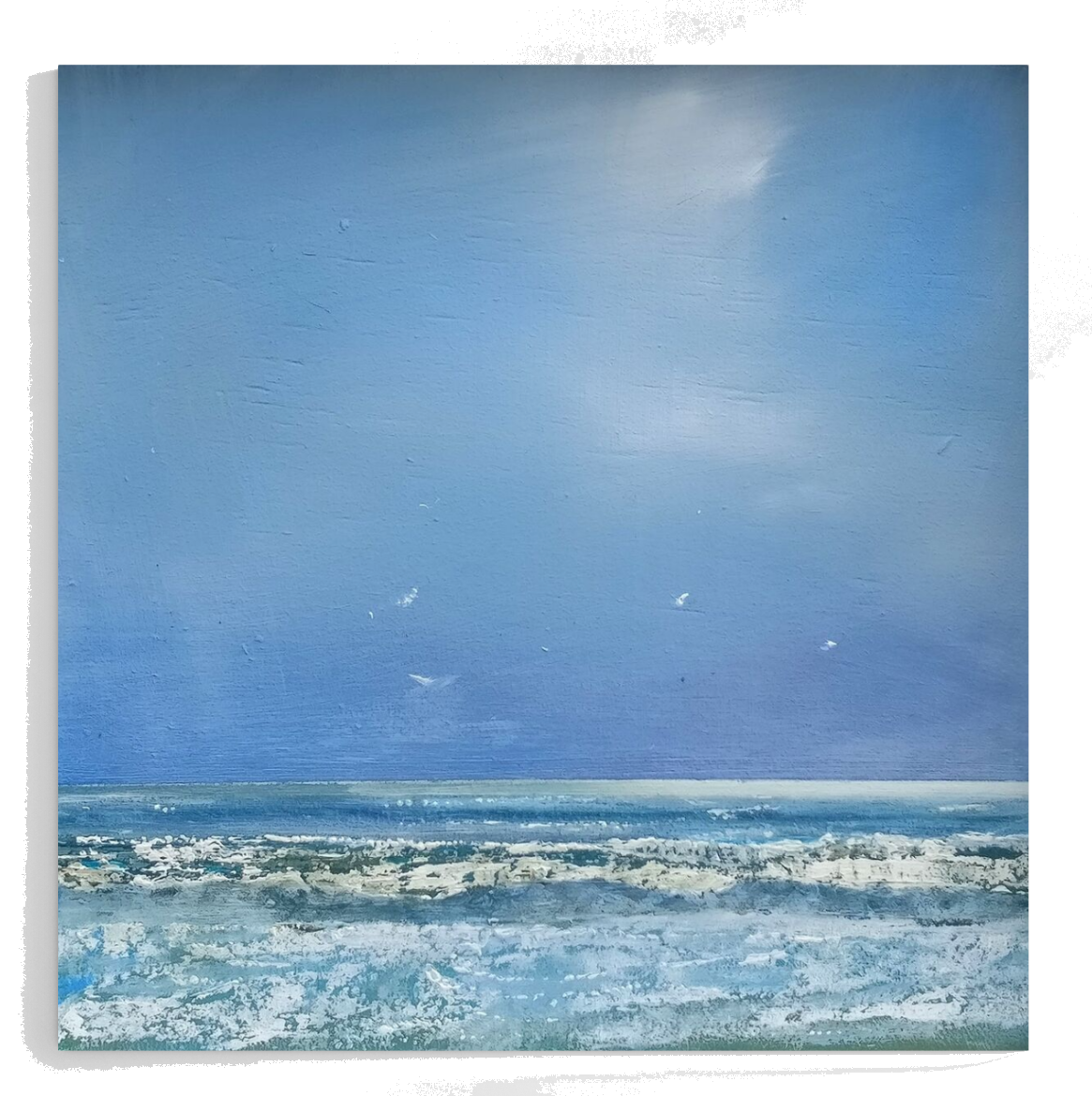Ocean view from Ile de Ré - Print op Canvas