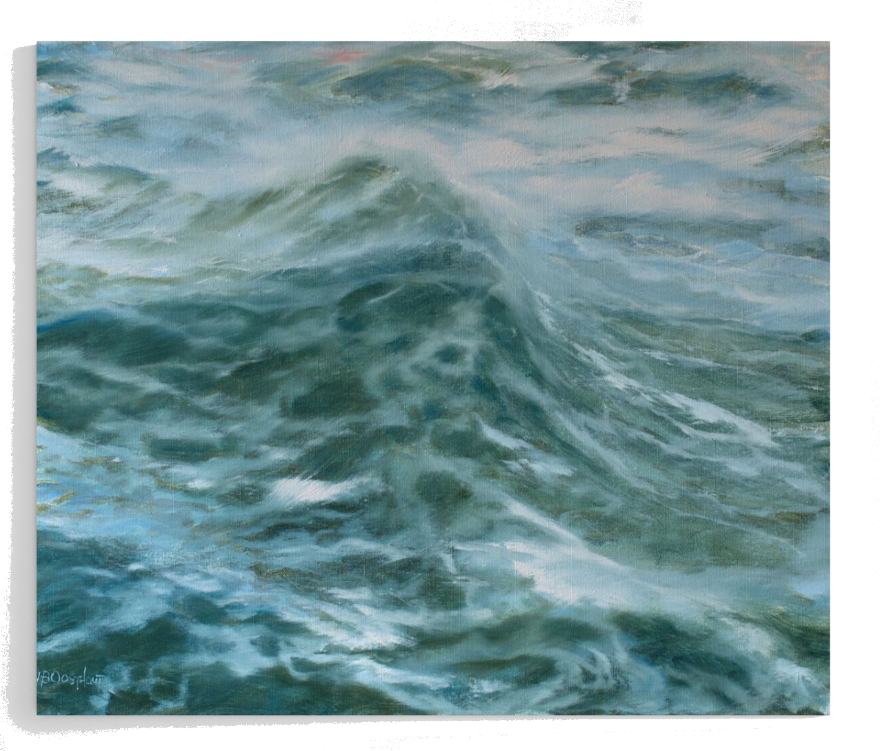 Wave Dance  - Ties to the Ocean - Print op Canvas